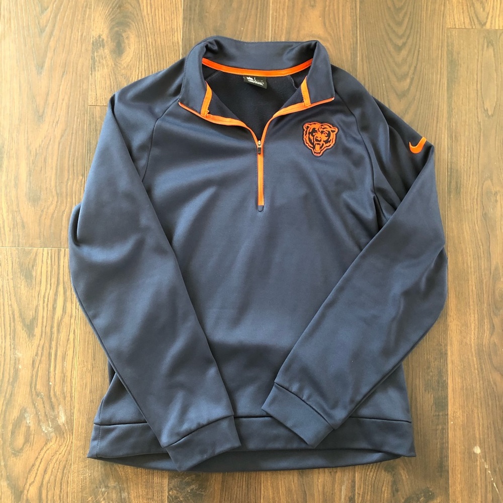 NFL Chicago Bears Quarter Zip Sweater